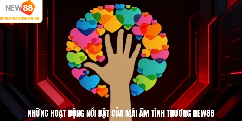 Những hoạt động nổi bật của mái ấm tình thương NEW88